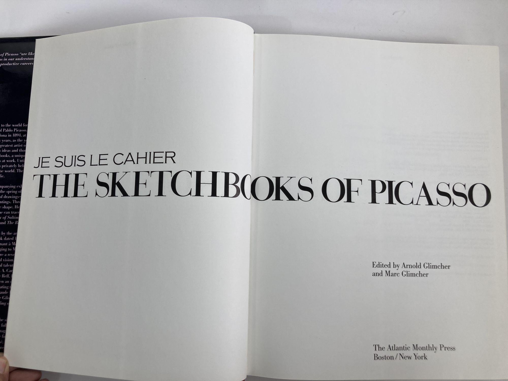 Papier Les carnets de croquis de Picasso « Je Suis Le Cahier », livre à couverture rigide, 1ère édition 1986 en vente