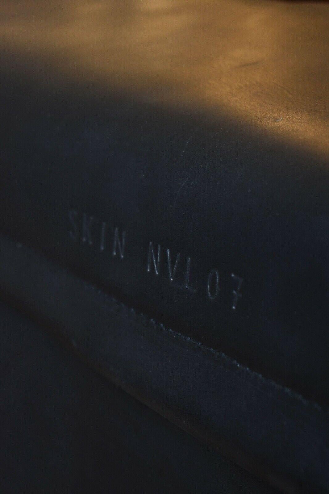 Modern Skin Sofa by Jean Nouvel for Molteni & C. Black Leather