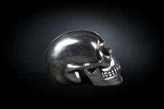 The Skull, Ceramic, Silver Soften Black, Italy