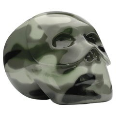 THE SKULL "Rebel without a reason", hand-painted resin sculpture by Gio Pagani
