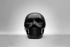 THE SKULL "Abito grezzo"  scultura in resina dipinta a mano di Gio Pagani