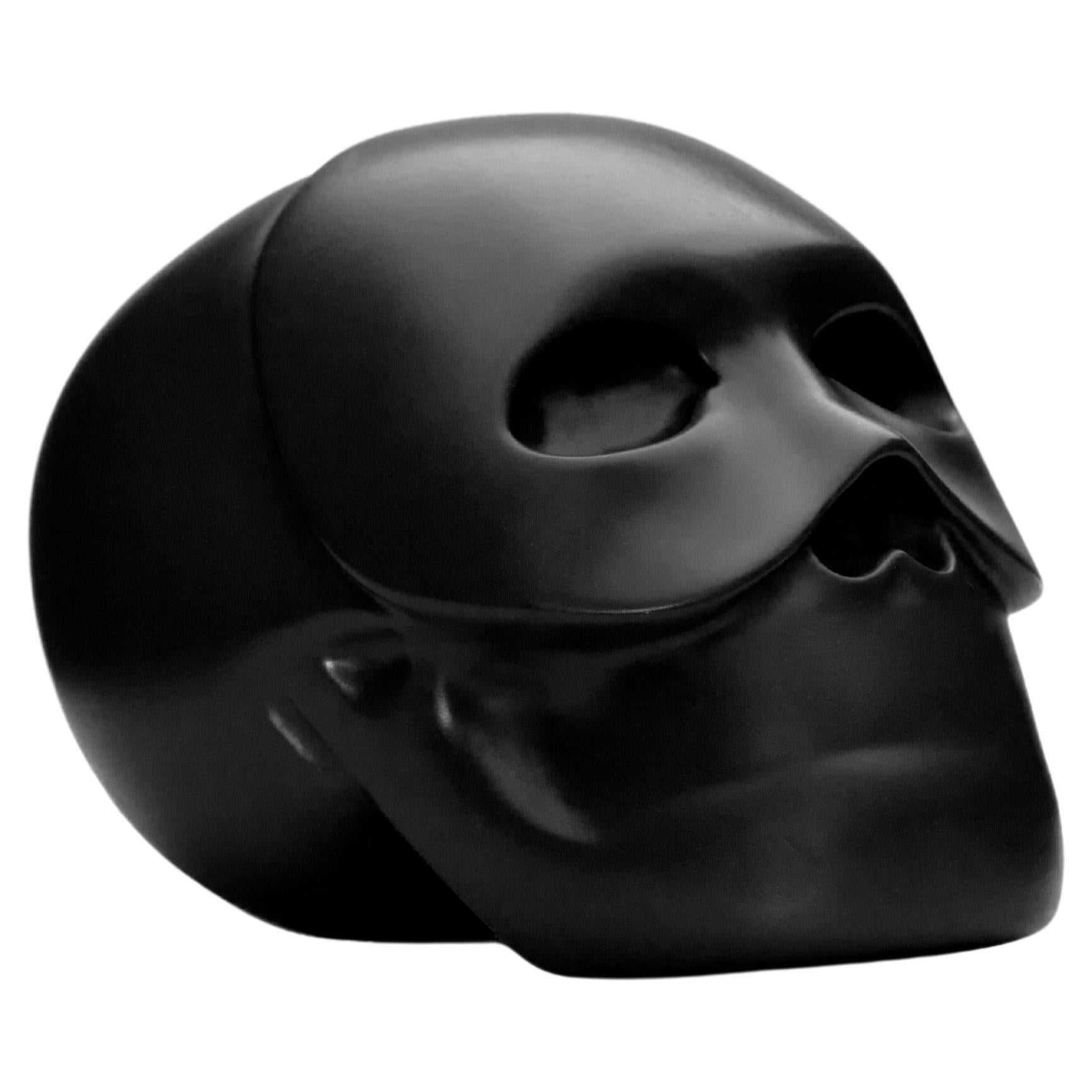 THE SKULL "Rough Suit"  hand-painted resin sculpture by Gio Pagani For Sale