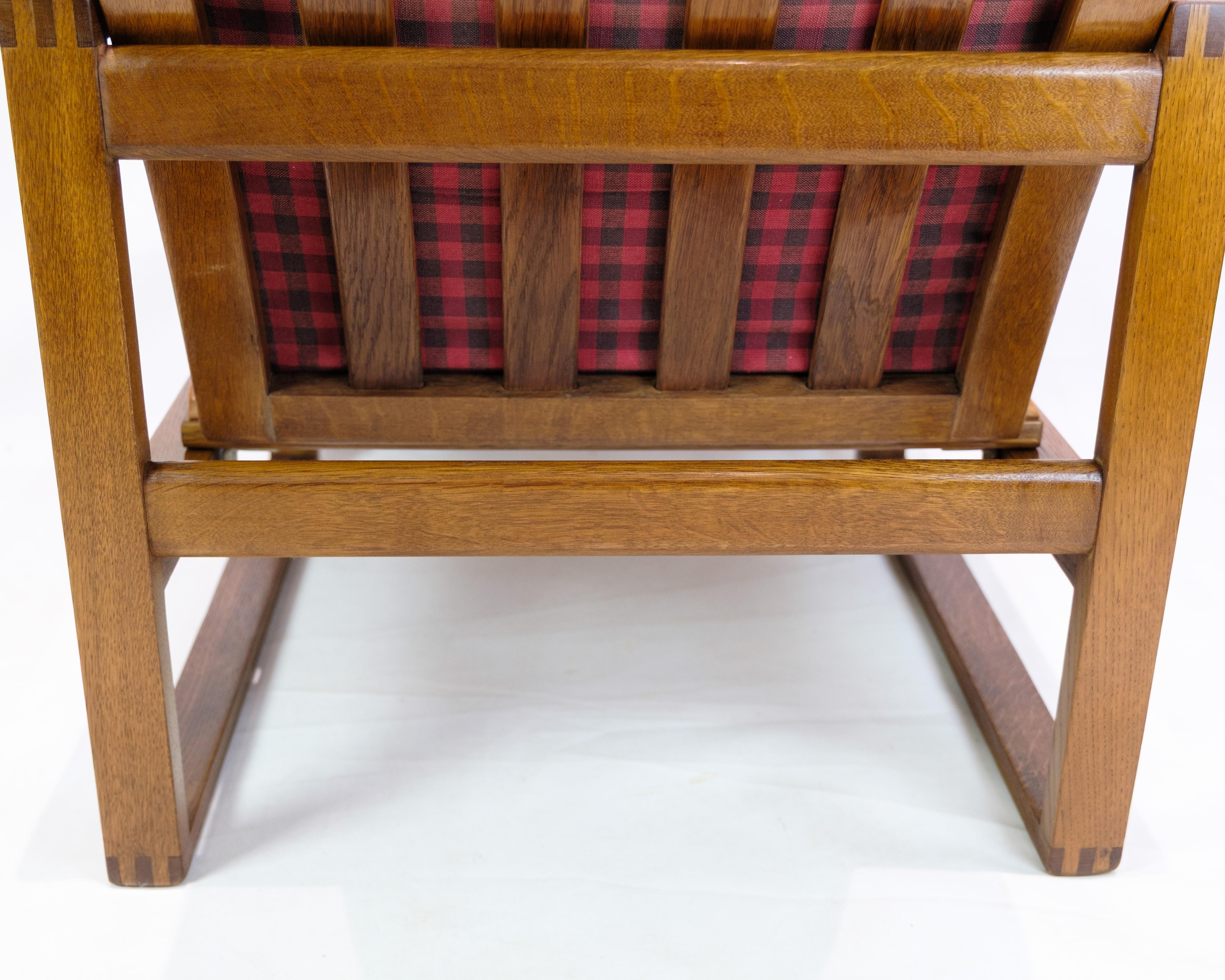 Sedia a slitta modello BM2254 in Oak oliato di Børge Mogensen in vendita 4