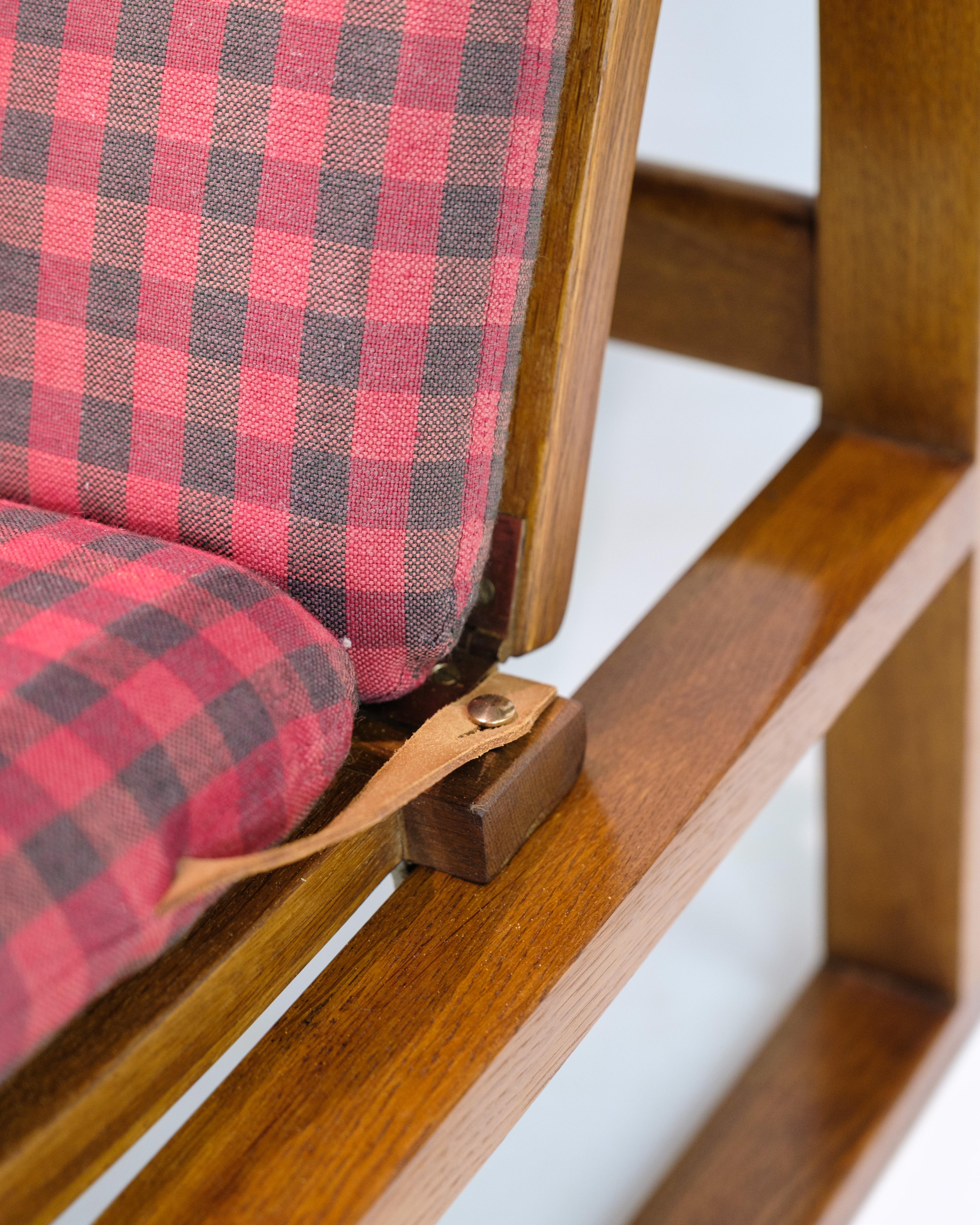 Danese Sedia a slitta modello BM2254 in Oak oliato di Børge Mogensen in vendita
