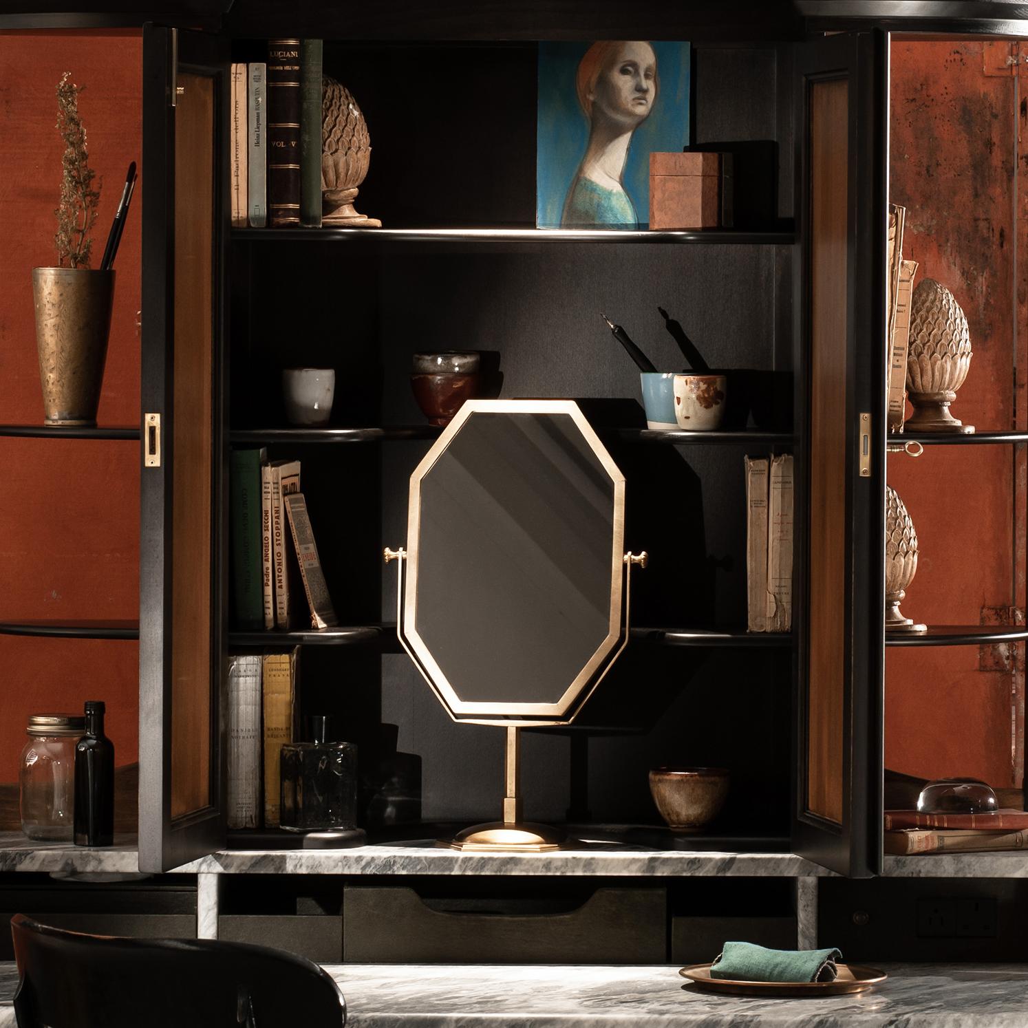 small mirror with stand