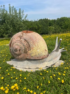 Antique "the Snail" By Alfred Lefebvre, Enameled Cast Iron Pan