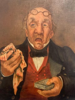 The Sneezing Gentleman Portrait Painting