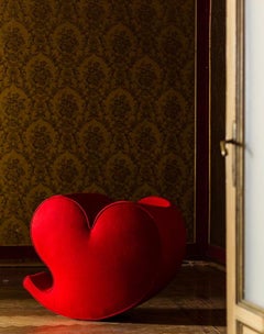 The Soft Heart Lounge Chair in Red, Ron Arad for Moroso Italia, 1990s.