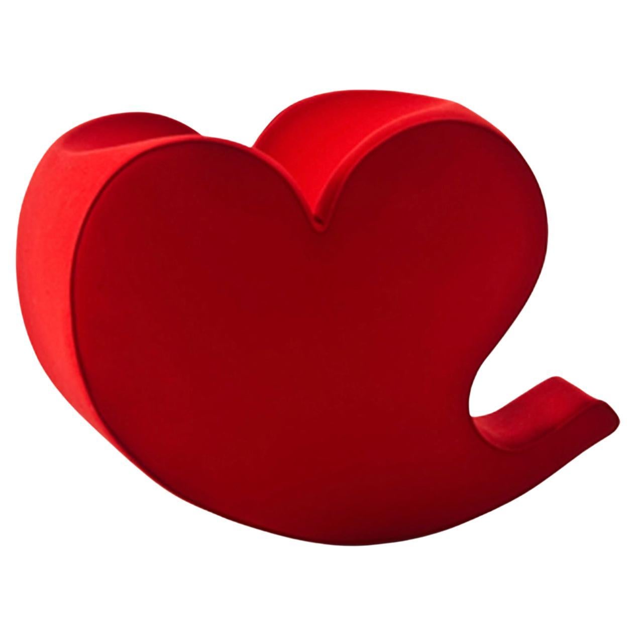 The Soft Heart Lounge Chair in Red, Ron Arad for Moroso Italia, 1990s.