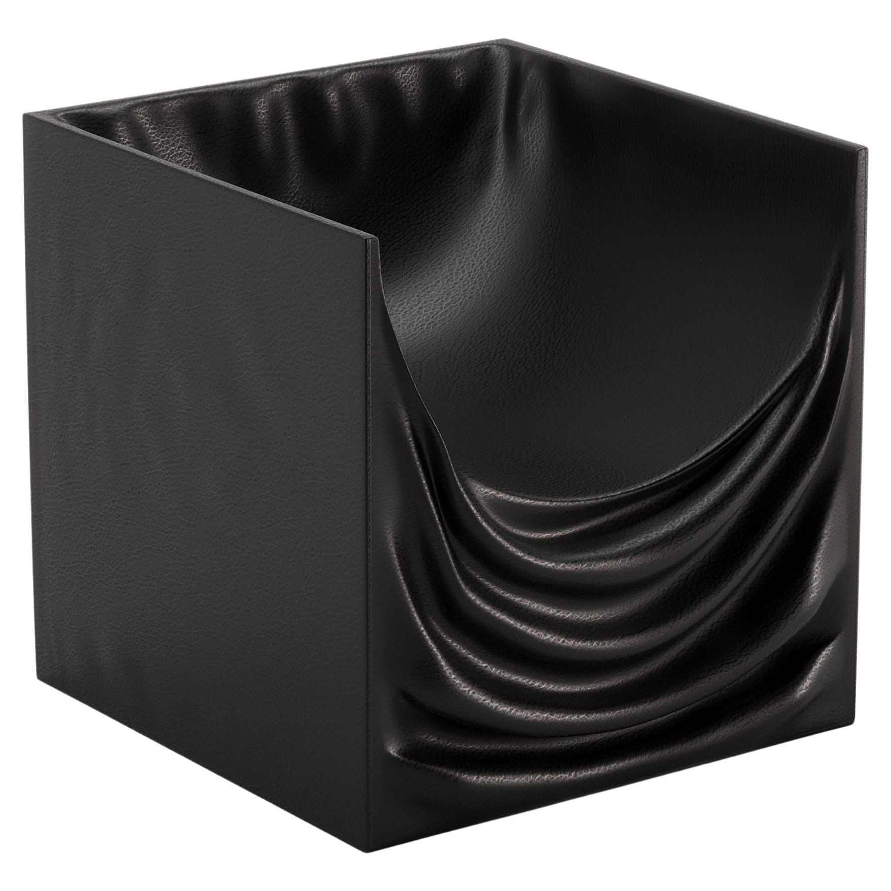 The SOG Chair by XAWD in Black Leather For Sale