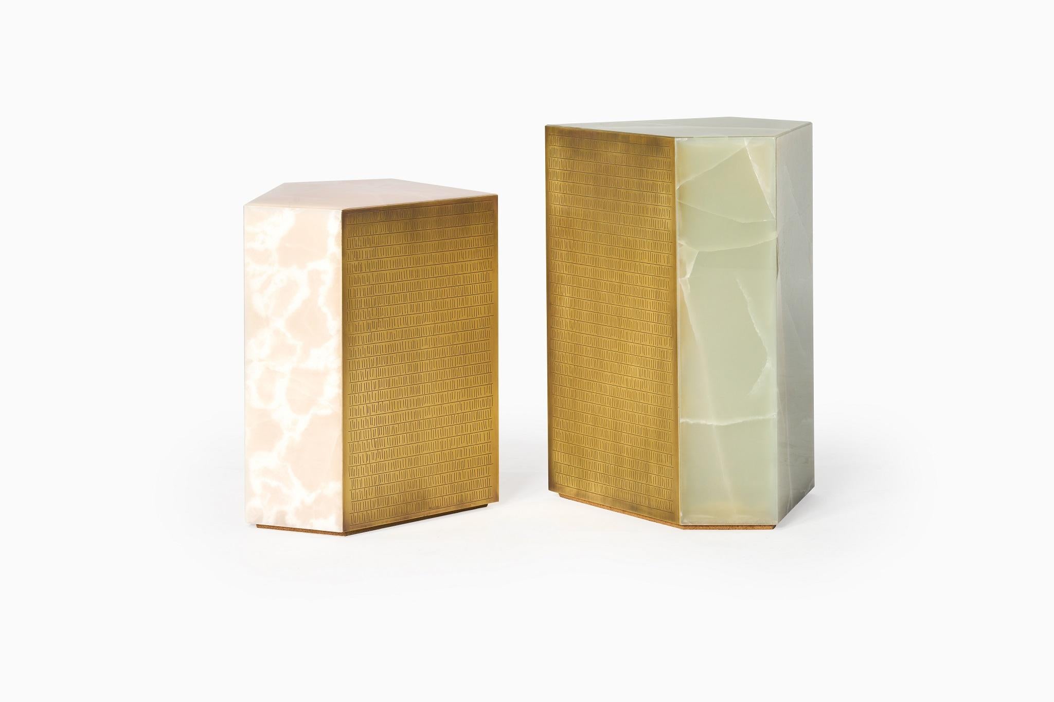 Contemporary Solis II Side Tables  For Sale