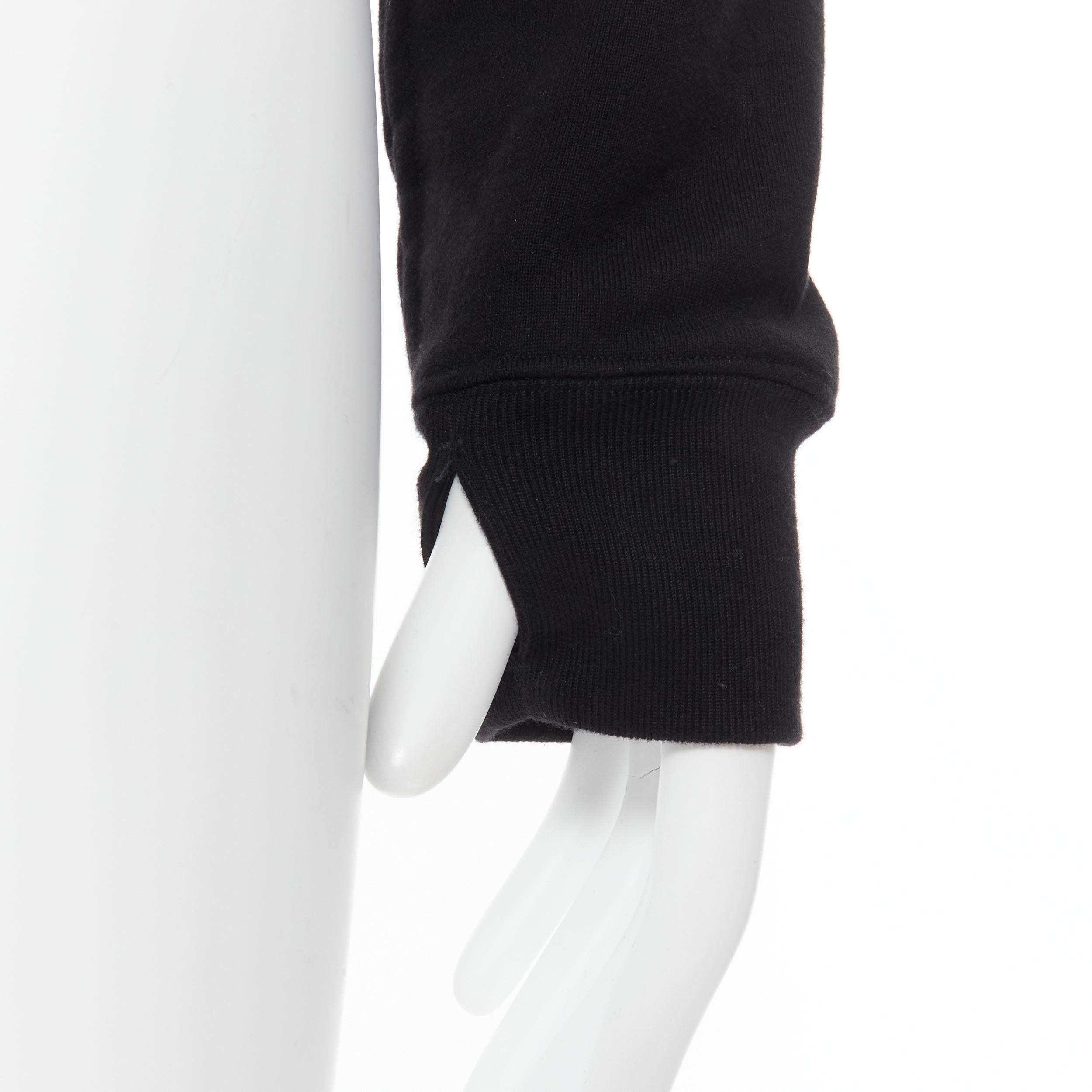 Black THE SOLOIST Takahiro Miyashita black nylon multi pocket cropped hoodie IT48 M