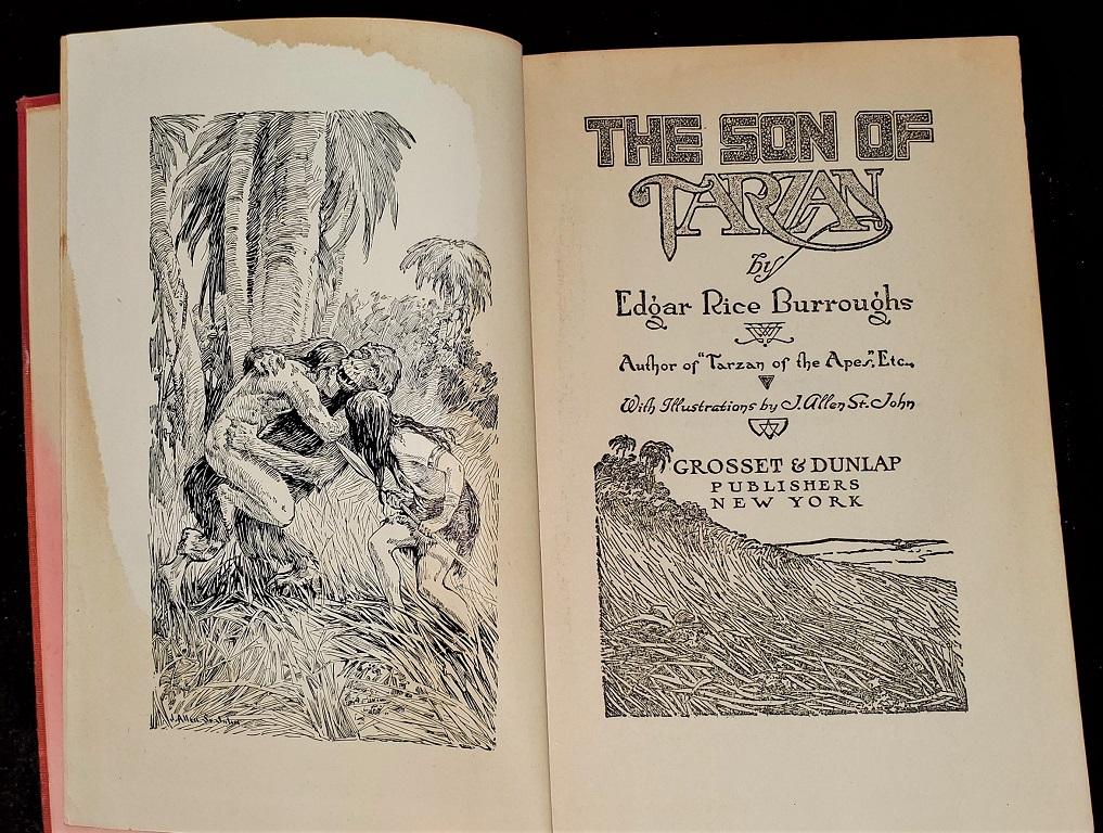 Américain Première édition « The Son of Tarzan » en vente