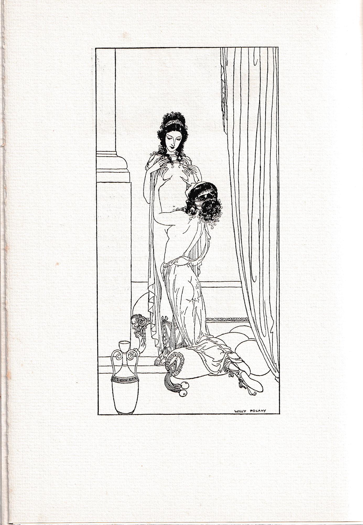 20th Century The Song of Bilitis by Pierre Louÿs, Willy Pogany Illustrator For Sale