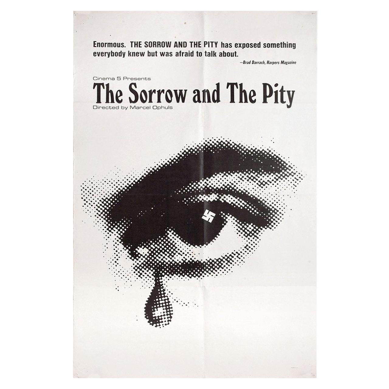 l'affiche du film "The Sorrow and the Pity" 1971 (États-Unis)