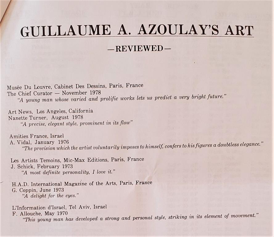 Azoulay Guillaume: Souk-Radierung in limitierter Auflage im Angebot 6