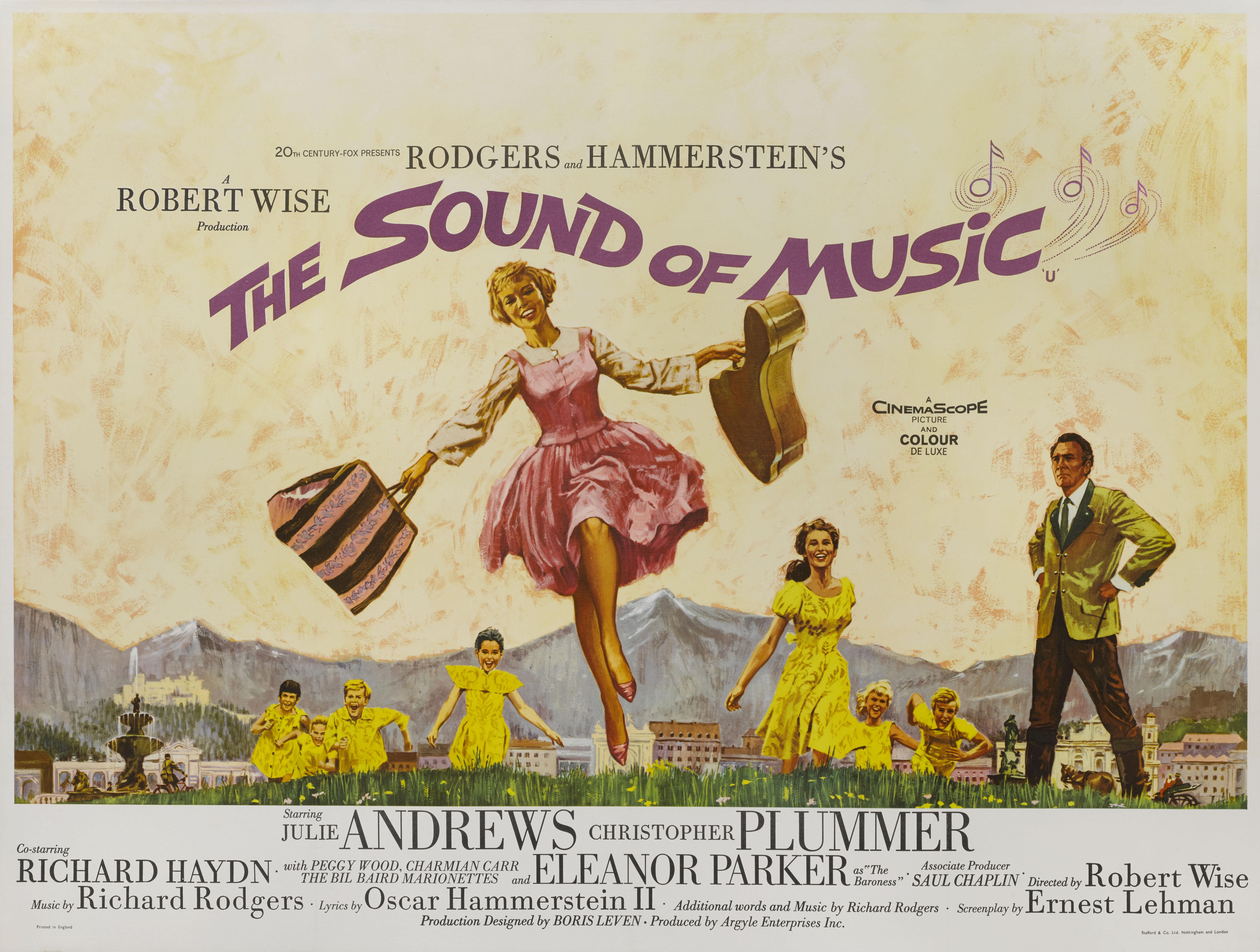 Original British film poster for the classic 1965 Musical starring Julie Andrews, Christopher Plummer. The film received five Academy Awards, including Best Picture and Best Director for Robert Wise.
This poster is conservation linen backed and it