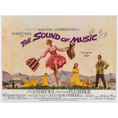Retro "The Sound of Music" Original British Movie Poster