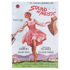 The Sound of Music R1984 Swedish B1 Film Poster