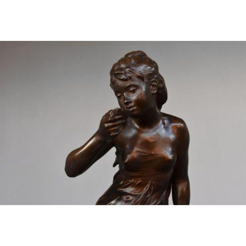 « La source » de Mathurin Moreau Bronze, 19ème siècle Bon état - En vente à Marseille, FR