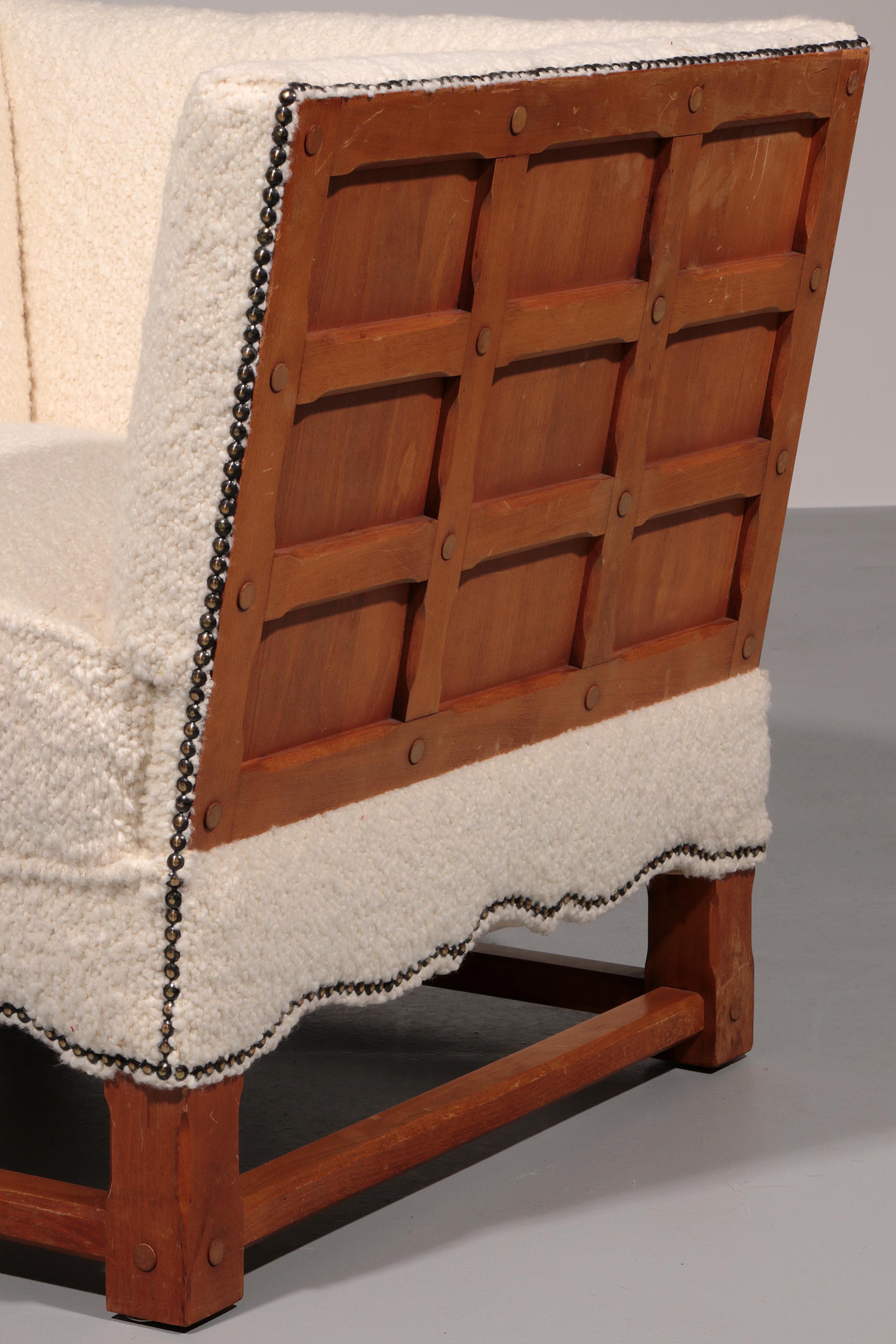 The spanish arm chairs from Elias Barup for Gärsnäs Sweden 1930 For Sale 1
