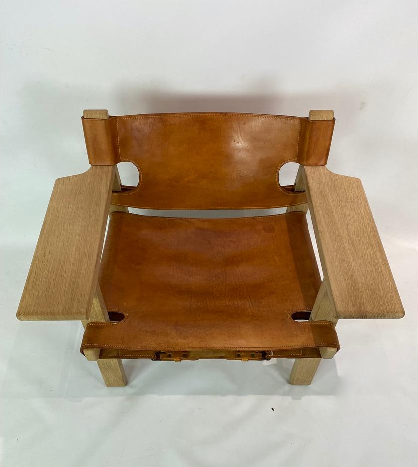 Scandinavian Modern Spanish Chair, Model BM2226, Designed by Børge Mogensen