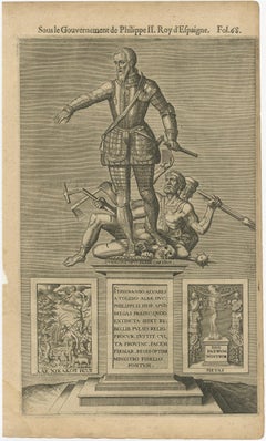 The Spanish Grand Duke of Alba or Iron Duke in the Netherlands, 1618