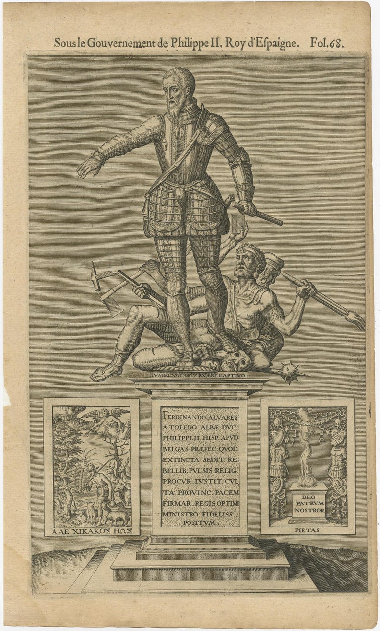 The Spanish Grand Duke of Alba or Iron Duke in the Netherlands, 1618