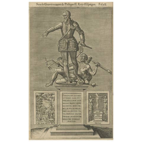 The Spanish Grand Duke of Alba or Iron Duke in the Netherlands, 1618
