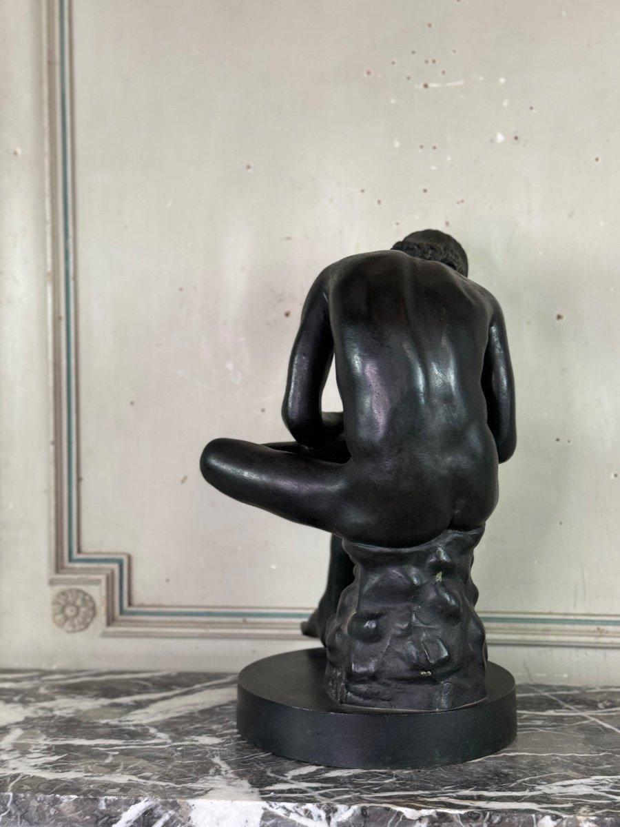 Greco Roman The Spinario, Large Bronze After The Antique, Circa 1880