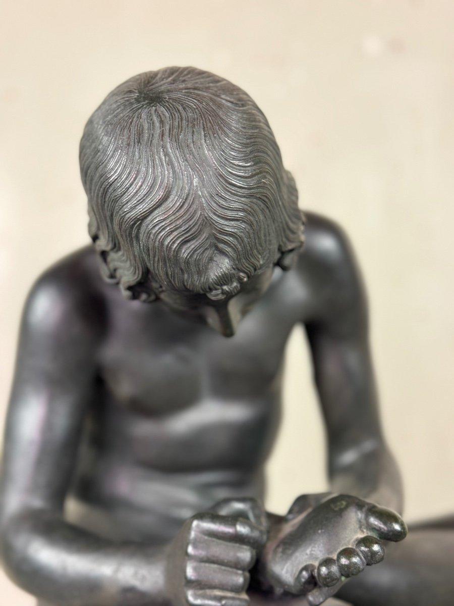 Italian The Spinario, Large Bronze After The Antique, Circa 1880