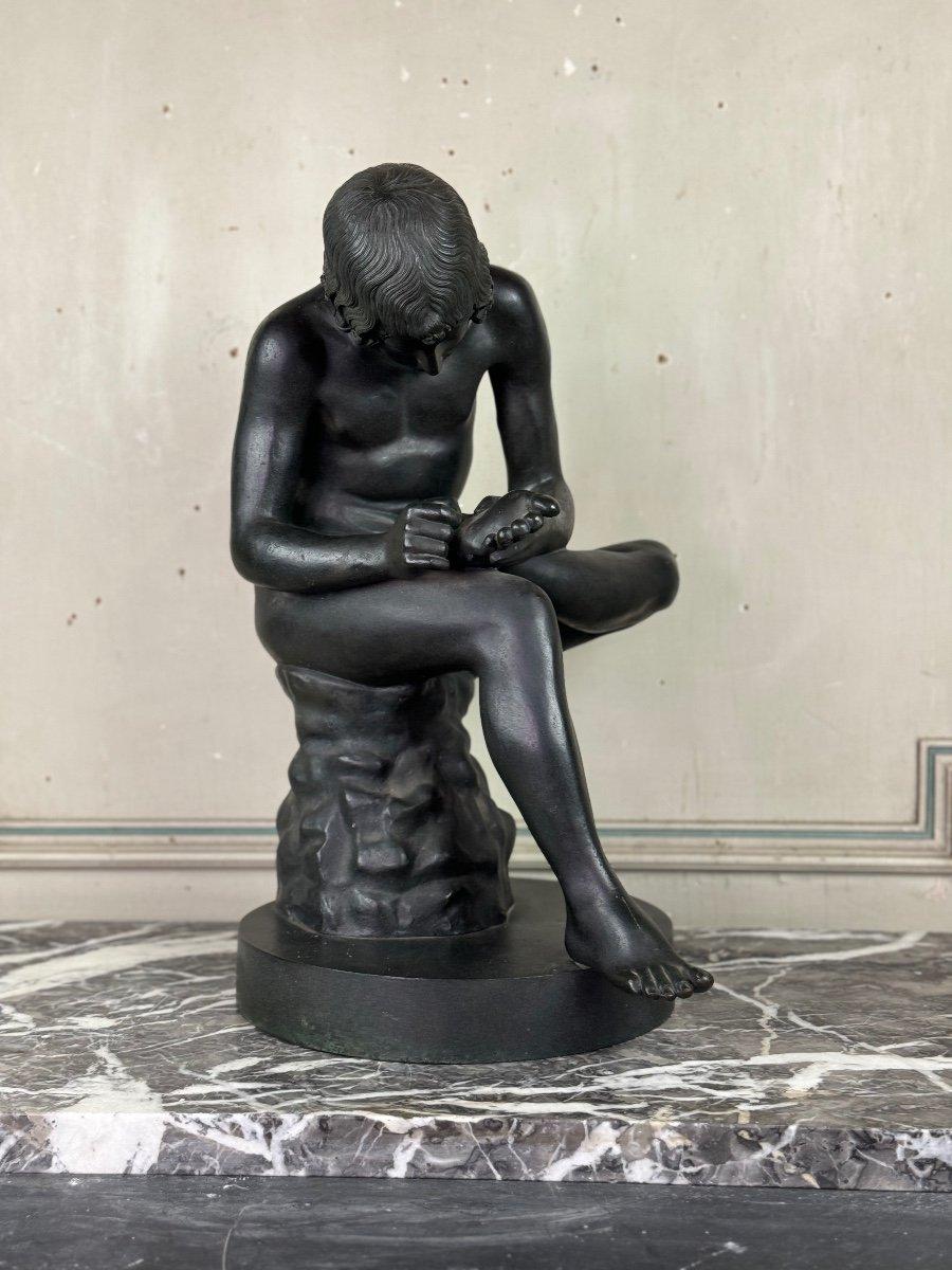 The Spinario, Large Bronze After The Antique, Circa 1880 In Excellent Condition In Honnelles, WHT