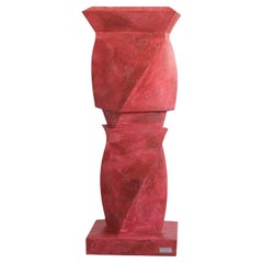 The Spiral Red Decorative Sculpture