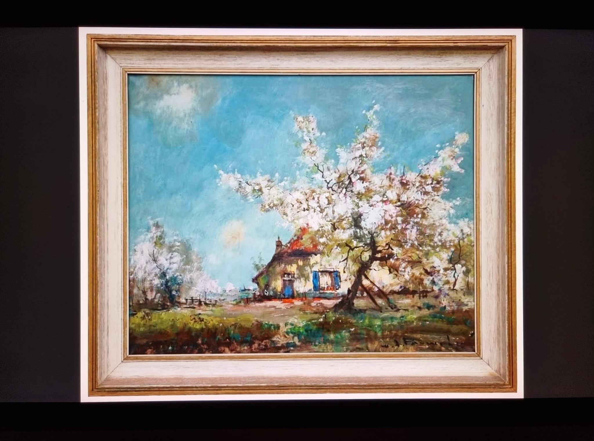Belge Peinture « The Spring Blossom » (La fleur de printemps) en vente