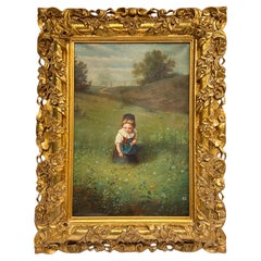 La primavera Pintura al óleo Según Ludwig Knaus (alemán, 1829-1910)