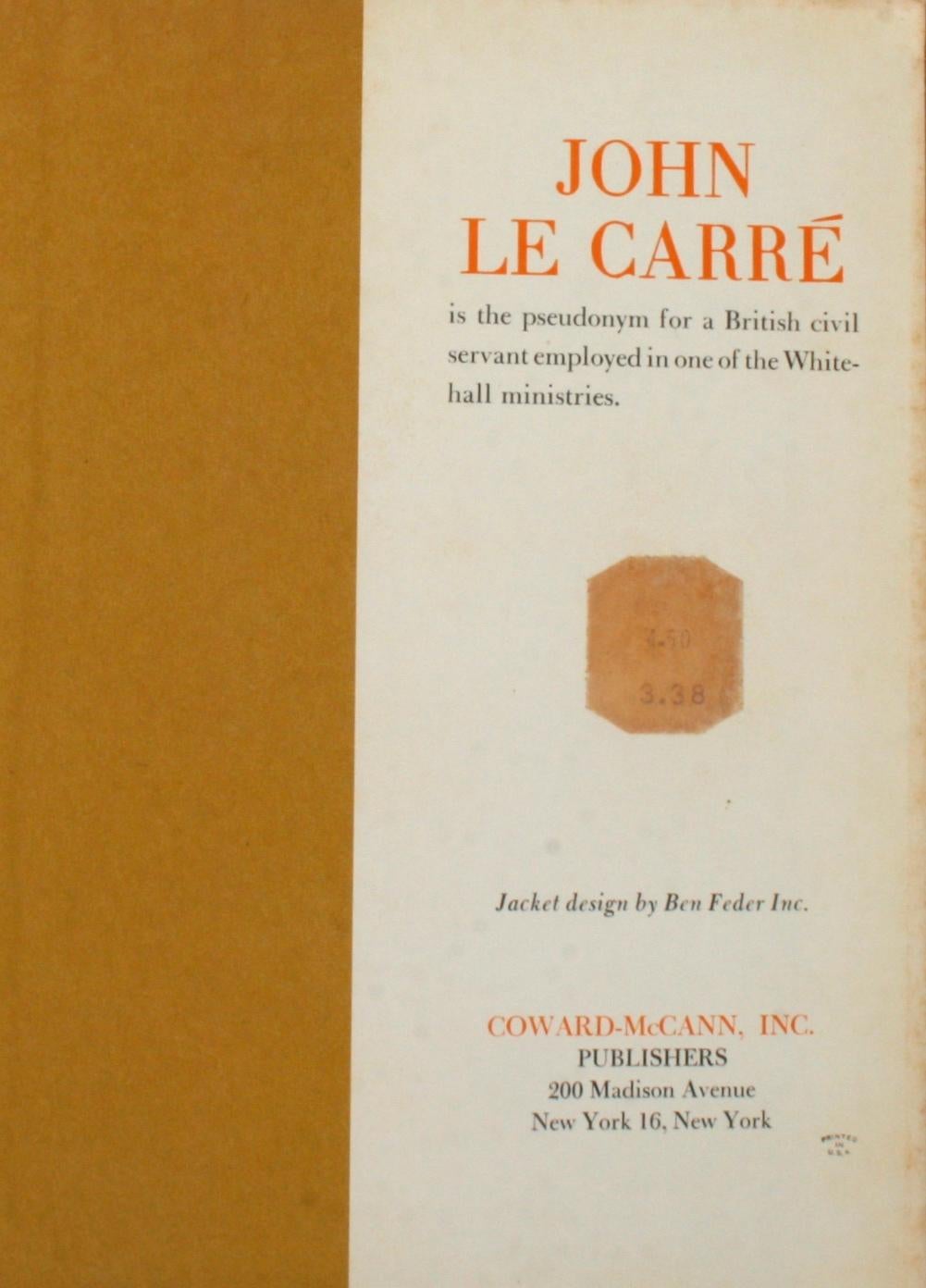 john le carre first editions