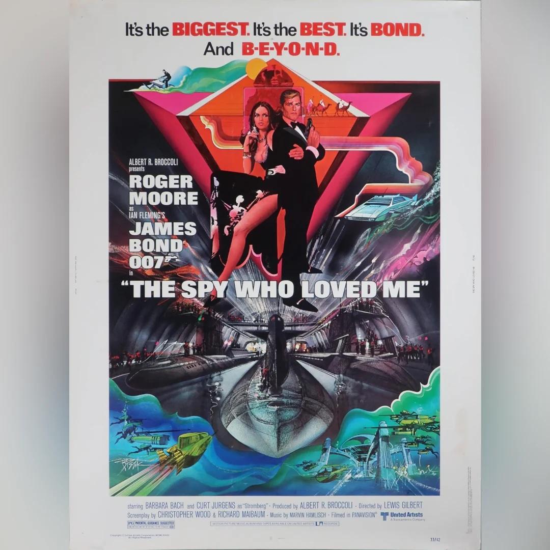 The Spy Who Loved Me (1977)
Original US (30 X 40 Zoll)

Gedruckt auf einem dickeren Karton für den Einsatz in Außenbereichen und Drive-Ins, waren diese 30 x 40's kostspielig in der Herstellung und daher wurden weniger gedruckt als ihre 1 Blatt