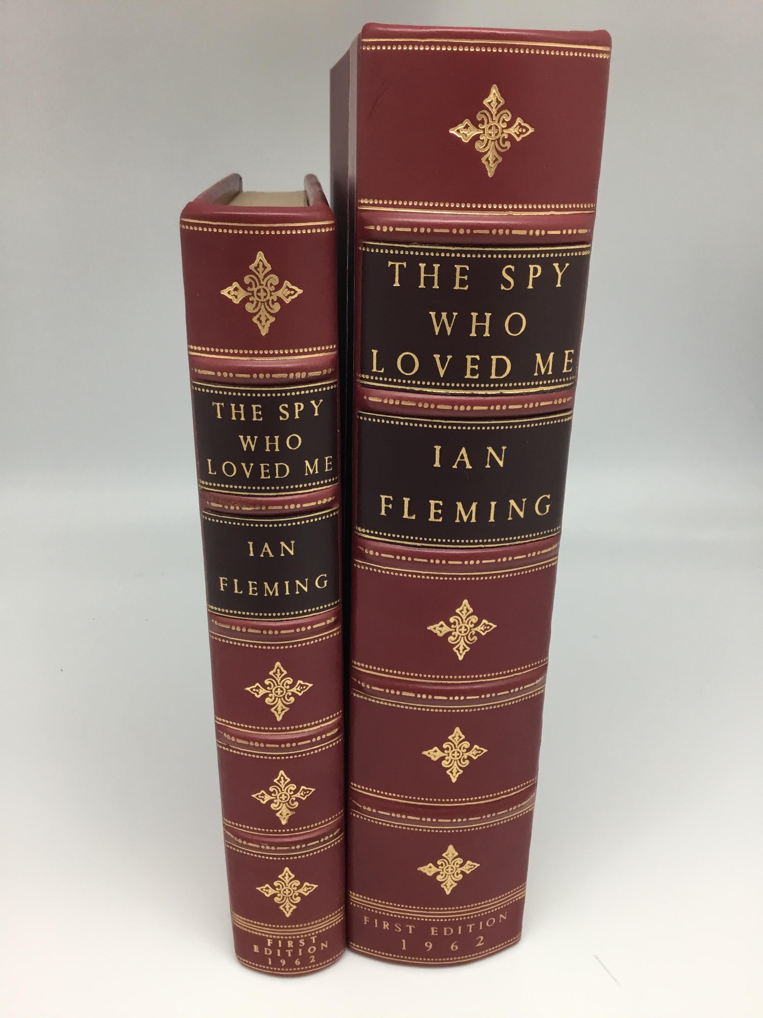The Spy Who Loved Me by Ian Fleming, 1st Edition in Custom Leather Binding, 1962 In Excellent Condition In Colorado Springs, CO