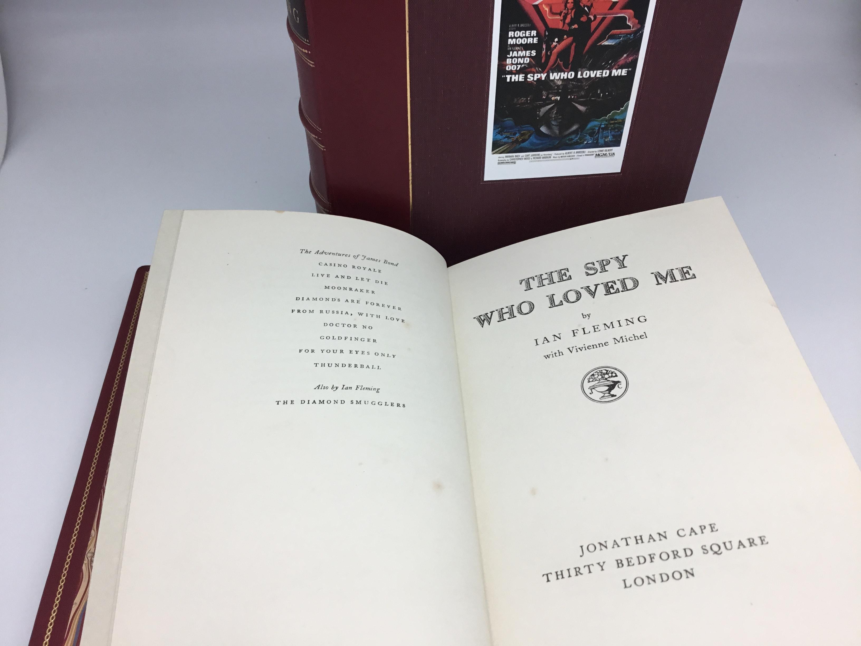 Mid-20th Century The Spy Who Loved Me by Ian Fleming, 1st Edition in Custom Leather Binding, 1962