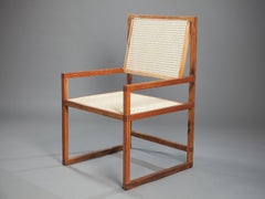 The Square Armchair. Produced with Solid Wood. Showroom sample