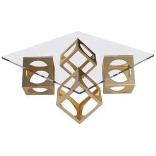 The Square Box Table Designed by Laurie Beckerman For Sale at 1stDibs ...