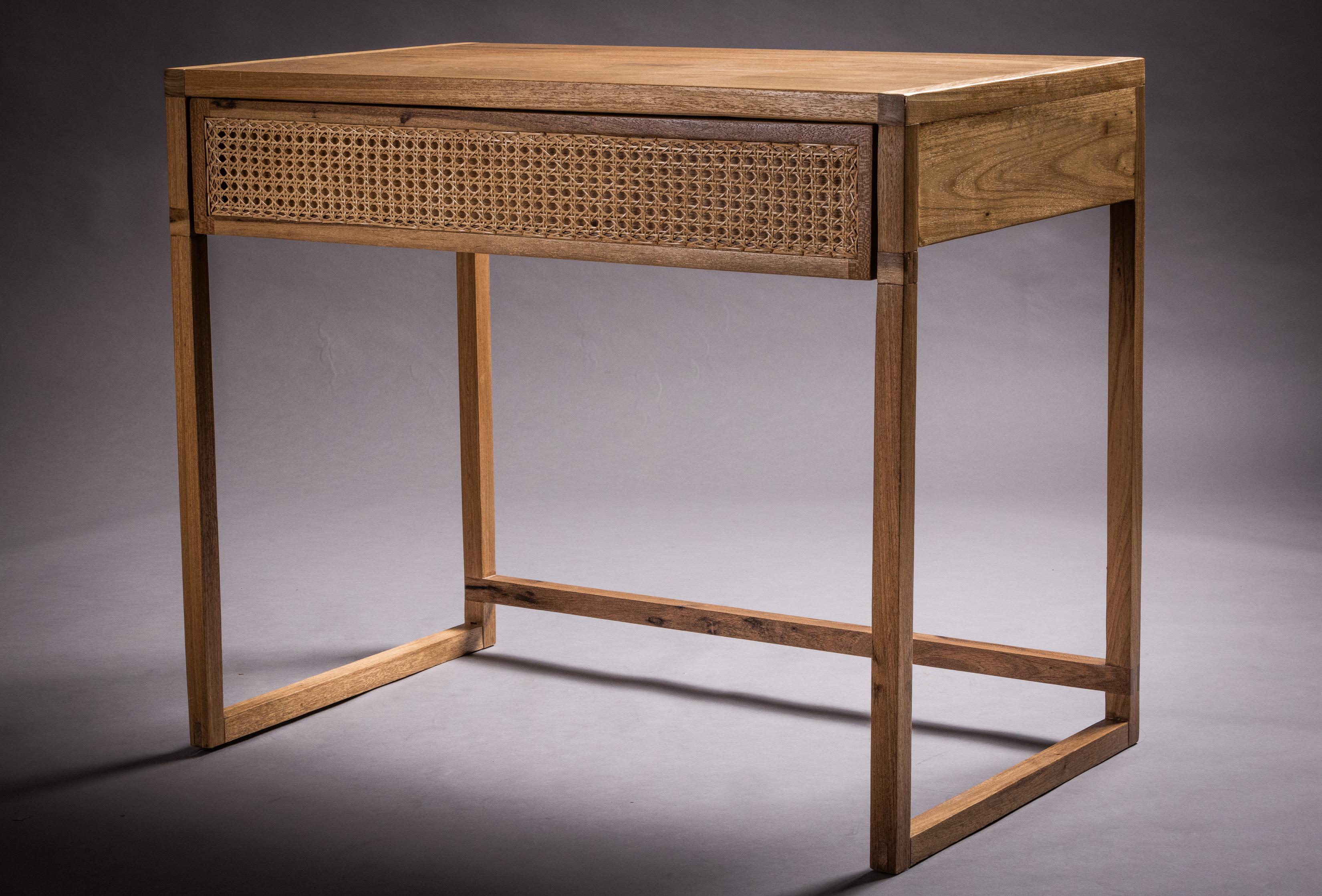 Modern The Square Desk. Brazilian Solid Wood Writing Table Design by Amilcar Oliveira For Sale