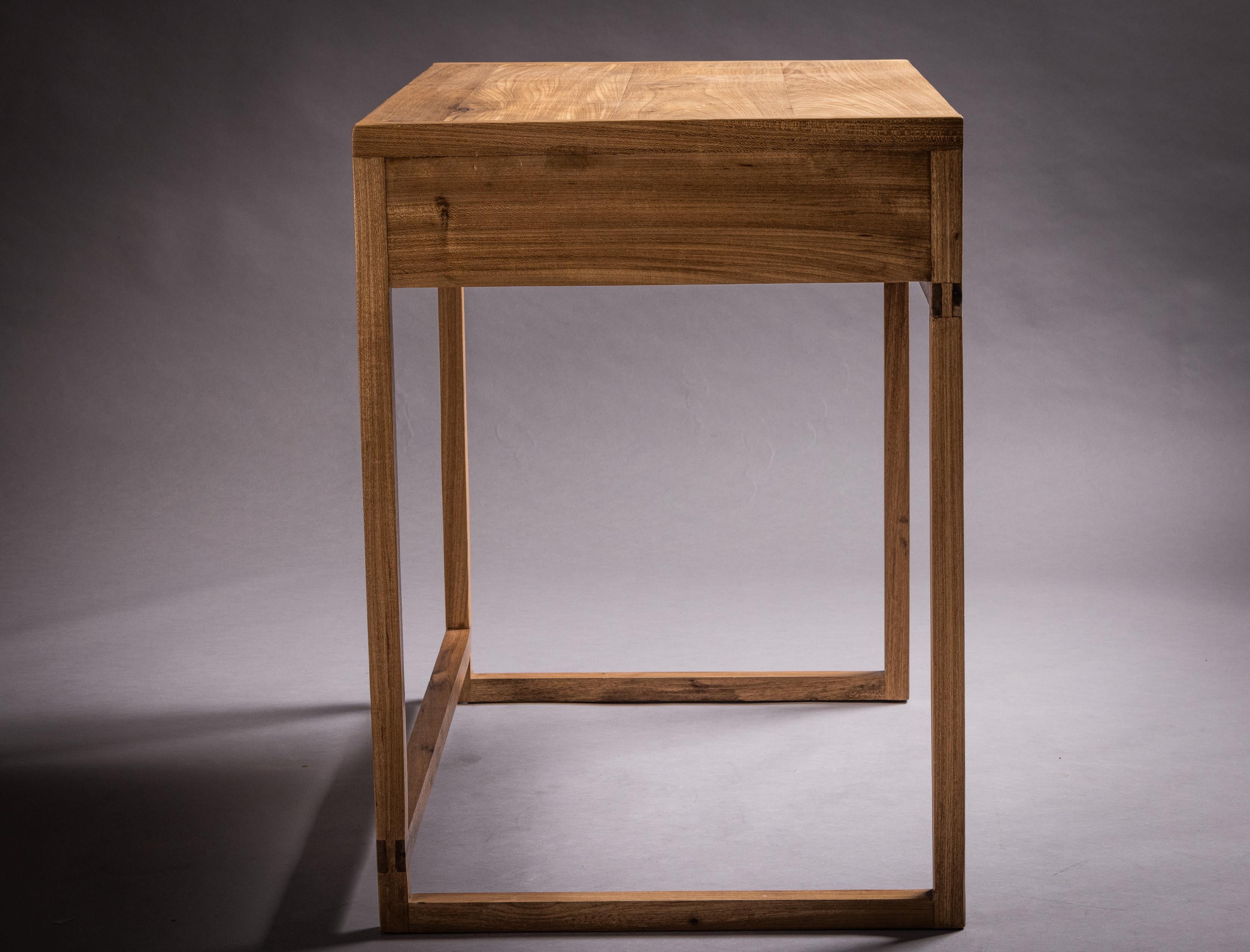 Joinery The Square Desk. Brazilian Solid Wood Writing Table Design by Amilcar Oliveira For Sale
