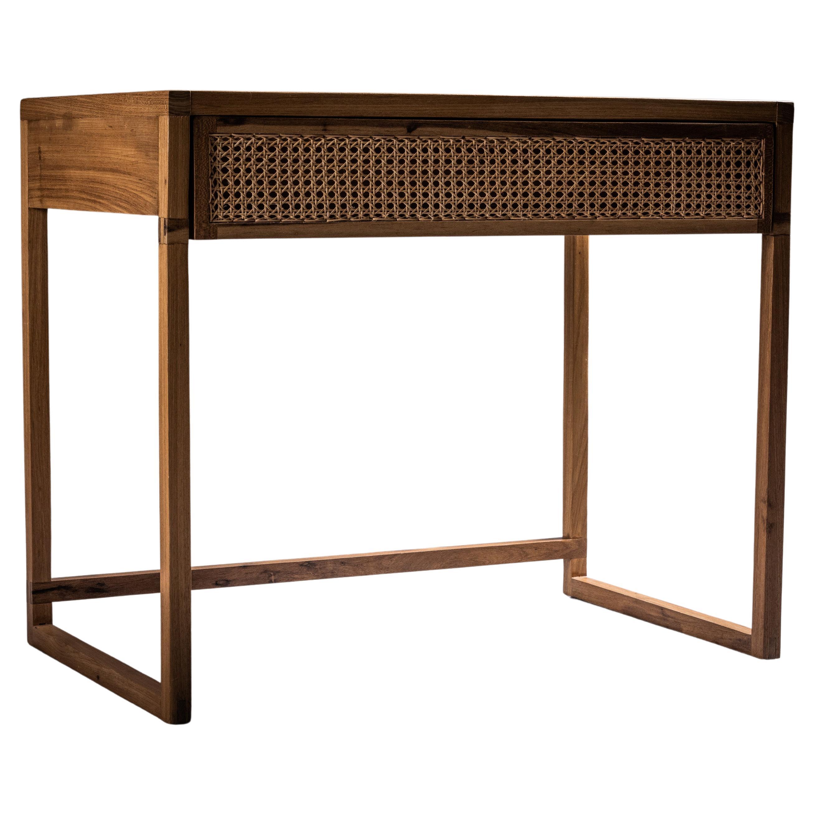 The Square Desk. Brazilian Solid Wood Writing Table Design by Amilcar Oliveira For Sale