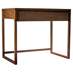 Retro The Square Desk. Brazilian Solid Wood Writing Table Design by Amilcar Oliveira