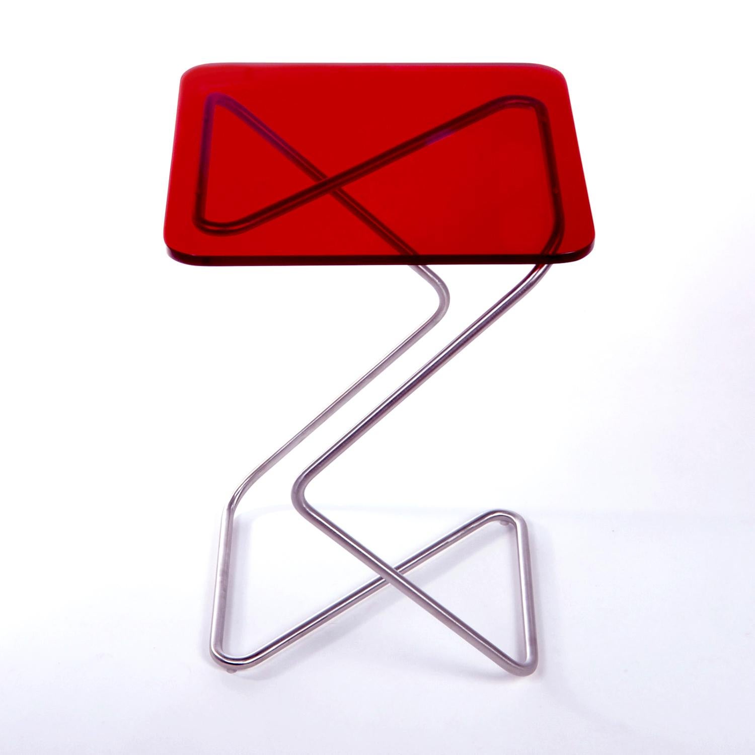 Square Side Table by Rita Kettaneh In New Condition In Geneve, CH