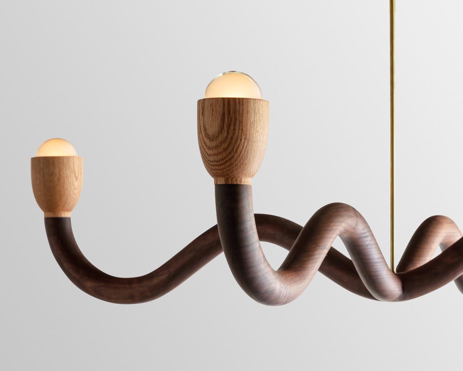 squiggly wall light