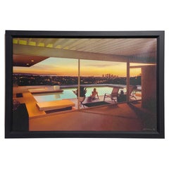 Stahl House Canvas Print by Listed Artist Carrie Graber