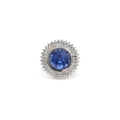 The Star Fall Burmese Sapphire and Diamond Dress Ring
