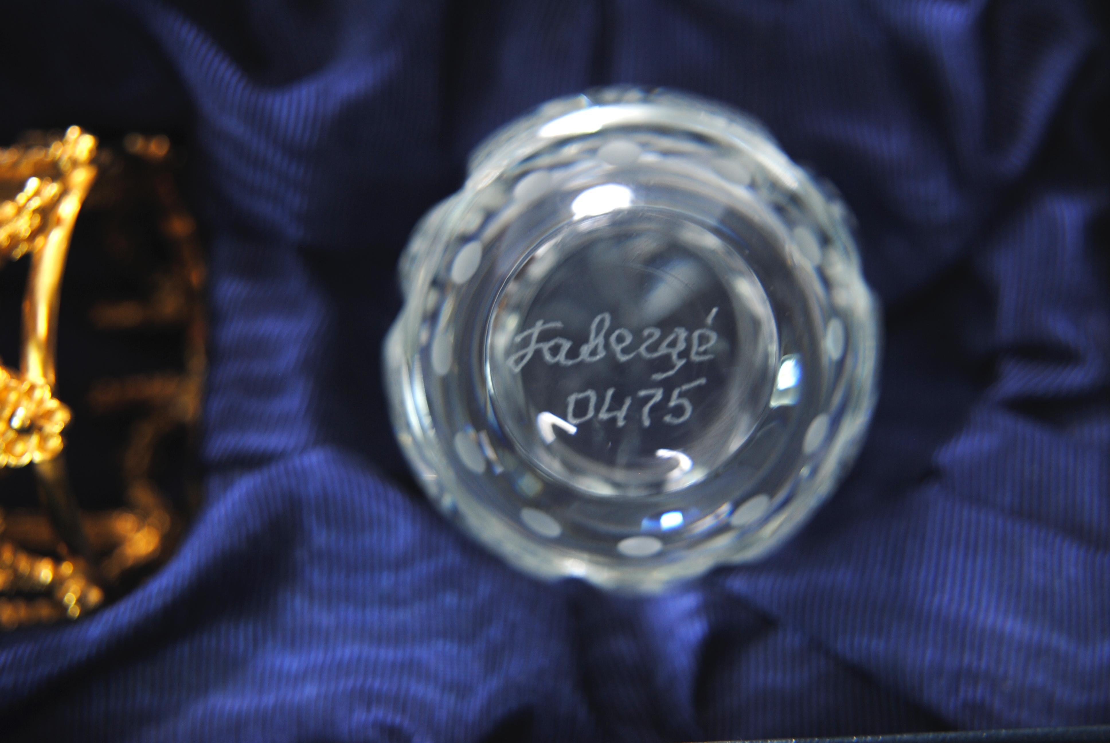 rock crystal faberge egg